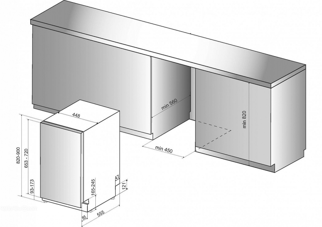 Посудомоечная машина Whirlpool WSIC 3M17 C за 45 000 Р | ЧёПоЧём